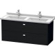 Тумба черный дуб 122 см Duravit Brioso BR414401016