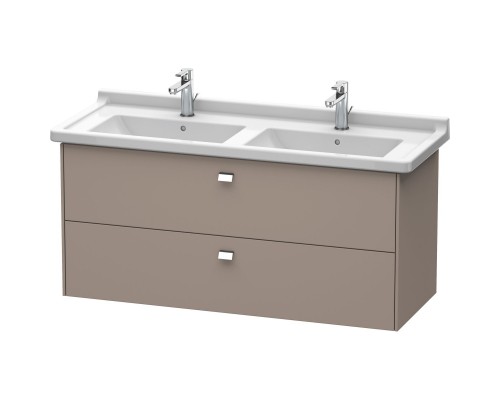 Тумба базальт матовый 122 см Duravit Brioso BR414401043