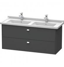 Тумба графит матовый 122 см Duravit Brioso BR414401049