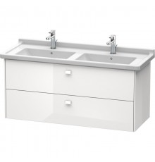 Тумба белый глянец 122 см Duravit Brioso BR414402222