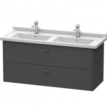 Тумба графит матовый 122 см Duravit Brioso BR414404949