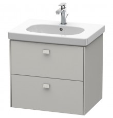 Тумба бетонно-серый матовый 62 см Duravit Brioso BR414500707