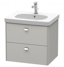 Тумба бетонно-серый матовый 62 см Duravit Brioso BR414501007