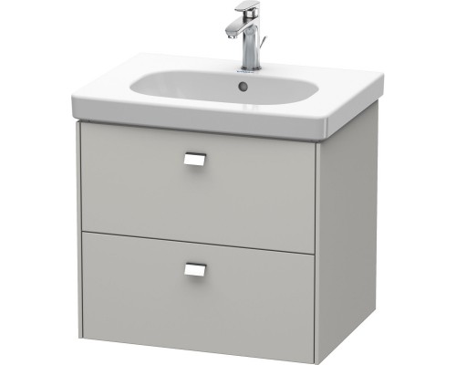 Тумба бетонно-серый матовый 62 см Duravit Brioso BR414501007