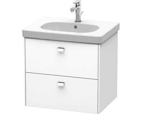 Тумба белый матовый 62 см Duravit Brioso BR414501018