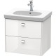 Тумба белый глянец 62 см Duravit Brioso BR414501022