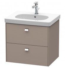 Тумба базальт матовый 62 см Duravit Brioso BR414501043