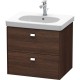 Тумба каштан 62 см Duravit Brioso BR414501053