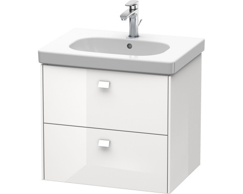 Тумба белый глянец 62 см Duravit Brioso BR414502222