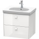 Тумба белый глянец 62 см Duravit Brioso BR414502222