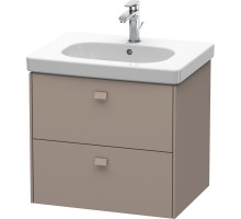 Тумба базальт матовый 62 см Duravit Brioso BR414504343