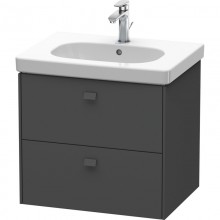 Тумба графит матовый 62 см Duravit Brioso BR414504949