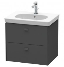 Тумба графит матовый 62 см Duravit Brioso BR414504949