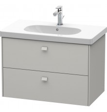 Тумба бетонно-серый матовый 82 см Duravit Brioso BR414600707