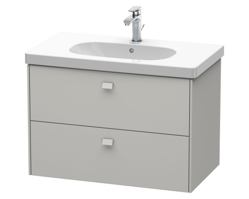 Тумба бетонно-серый матовый 82 см Duravit Brioso BR414600707