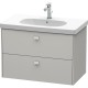 Тумба бетонно-серый матовый 82 см Duravit Brioso BR414600707