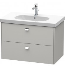 Тумба бетонно-серый матовый 82 см Duravit Brioso BR414601007