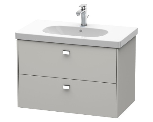 Тумба бетонно-серый матовый 82 см Duravit Brioso BR414601007