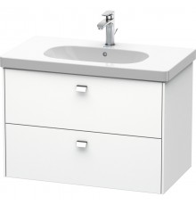 Тумба белый матовый 82 см Duravit Brioso BR414601018