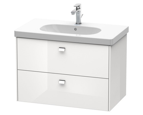 Тумба белый глянец 82 см Duravit Brioso BR414601022