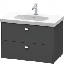 Тумба графит матовый 82 см Duravit Brioso BR414601049