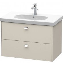 Тумба тауп матовый 82 см Duravit Brioso BR414601091