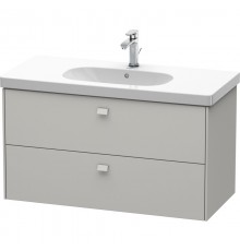 Тумба бетонно-серый матовый 102 см Duravit Brioso BR414700707