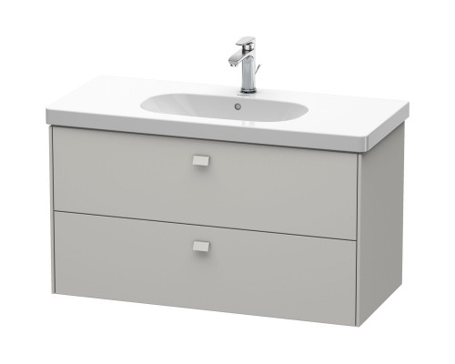 Тумба бетонно-серый матовый 102 см Duravit Brioso BR414700707