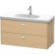 Тумба дуб 102 см Duravit Brioso BR414701030