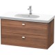 Тумба орех 102 см Duravit Brioso BR414701079