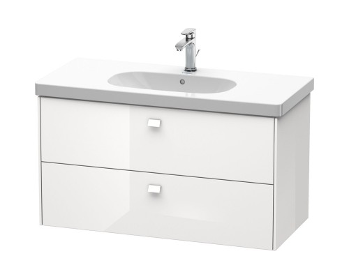 Тумба белый глянец 102 см Duravit Brioso BR414702222