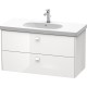 Тумба белый глянец 102 см Duravit Brioso BR414702222