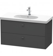 Тумба графит матовый 102 см Duravit Brioso BR414704949