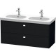 Тумба черный дуб 117 см Duravit Brioso BR414801016