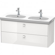 Тумба белый глянец 117 см Duravit Brioso BR414801022