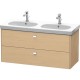 Тумба дуб 117 см Duravit Brioso BR414801030