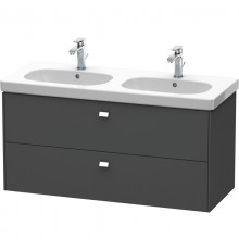 Тумба графит матовый 117 см Duravit Brioso BR414801049