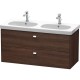 Тумба каштан 117 см Duravit Brioso BR414801053