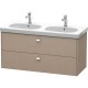 Тумба лен 117 см Duravit Brioso BR414801075