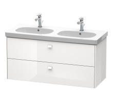 Тумба белый глянец 117 см Duravit Brioso BR414802222