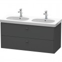Тумба графит матовый 117 см Duravit Brioso BR414804949 Тумба графит матовый 117 см Duravit Brioso BR414804949