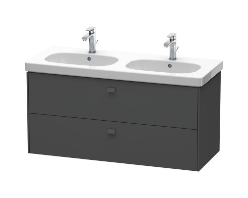 Тумба графит матовый 117 см Duravit Brioso BR414804949