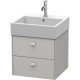 Тумба бетонно-серый матовый 48,4 см Duravit Brioso BR415200707