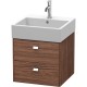 Тумба темный орех 48,4 см Duravit Brioso BR415201021