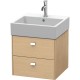 Тумба дуб 48,4 см Duravit Brioso BR415201030