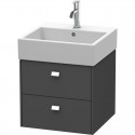 Тумба графит матовый 48,4 см Duravit Brioso BR415201049 Тумба графит матовый 48,4 см Duravit Brioso BR415201049
