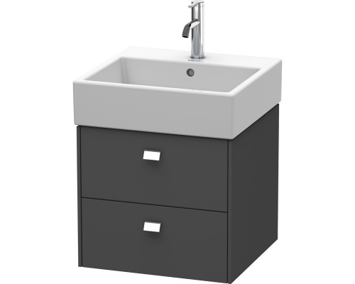 Тумба графит матовый 48,4 см Duravit Brioso BR415201049