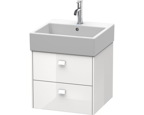 Тумба белый глянец 48,4 см Duravit Brioso BR415202222