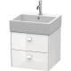 Тумба белый глянец 48,4 см Duravit Brioso BR415202222