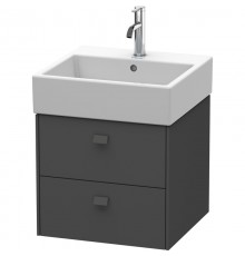 Тумба графит матовый 48,4 см Duravit Brioso BR415204949